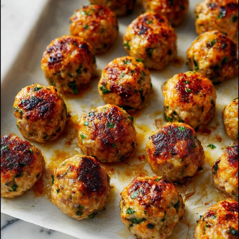 Italian-Style Chicken Meatballs Recipe