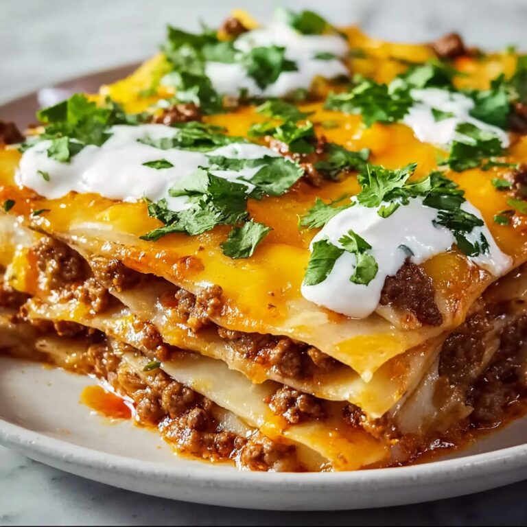 Taco Casserole with Tortillas Recipe