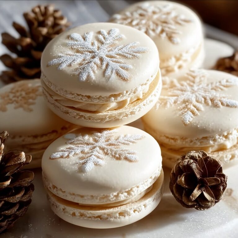 Snowflake Macarons Recipe