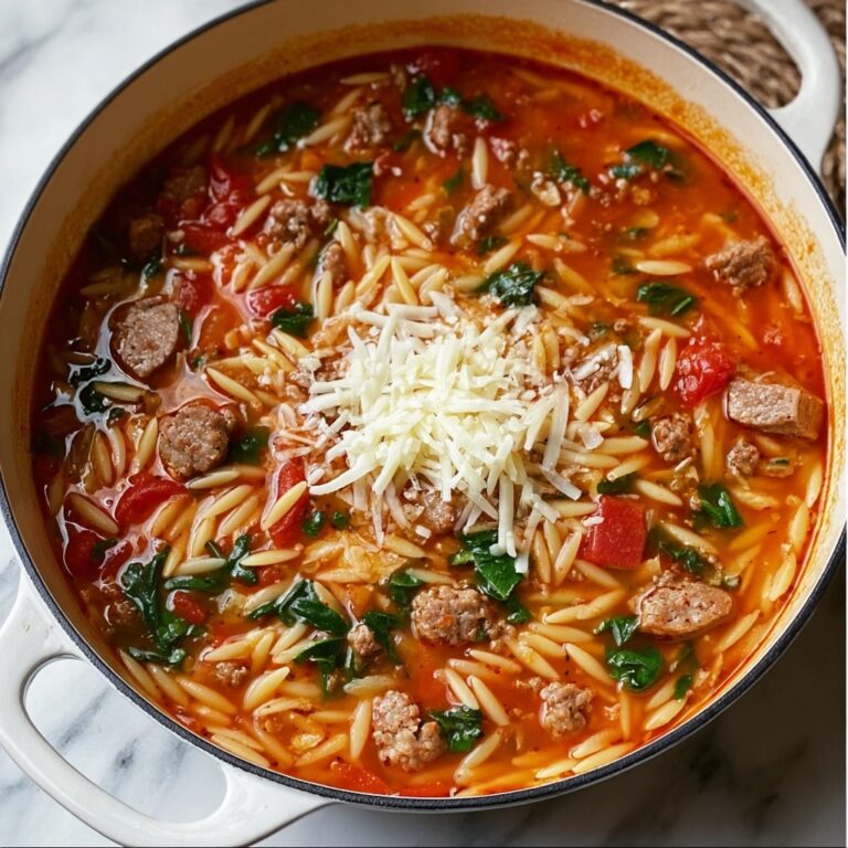 Marry Me Sausage Orzo Soup Recipe