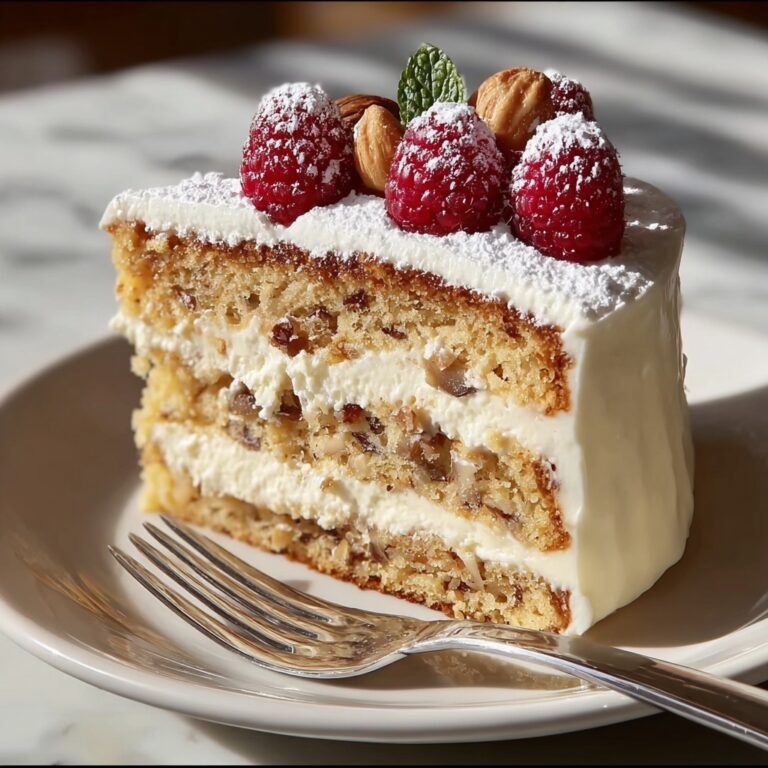 Snowy Bavarian Bliss Cake Recipe