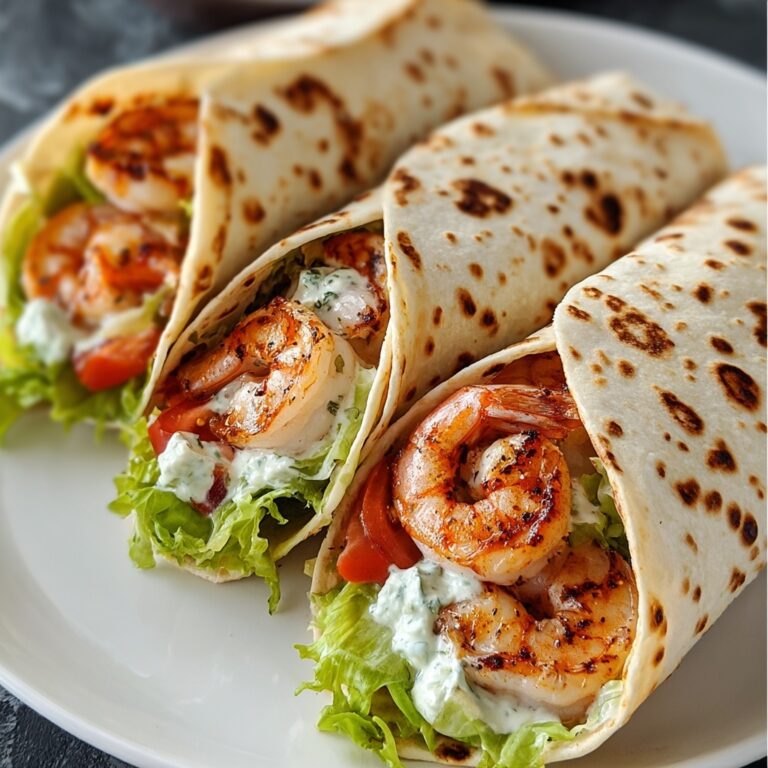 Grilled Shrimp Caesar Wraps Recipe