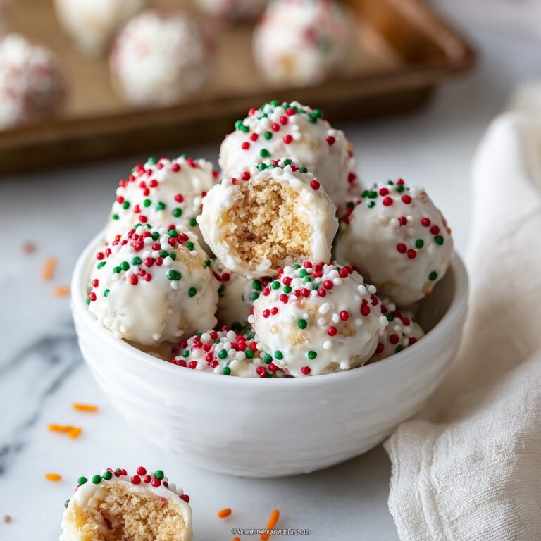 Christmas Sugar Cookie Truffles Recipe