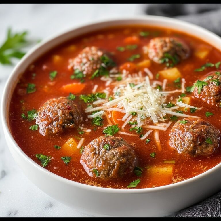 Short-Cut Italian Meatball Soup Recipe