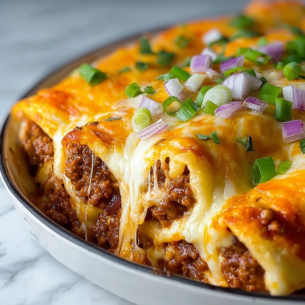 Cheesy Beef Taco Roll-Ups Recipe - Recipe Image