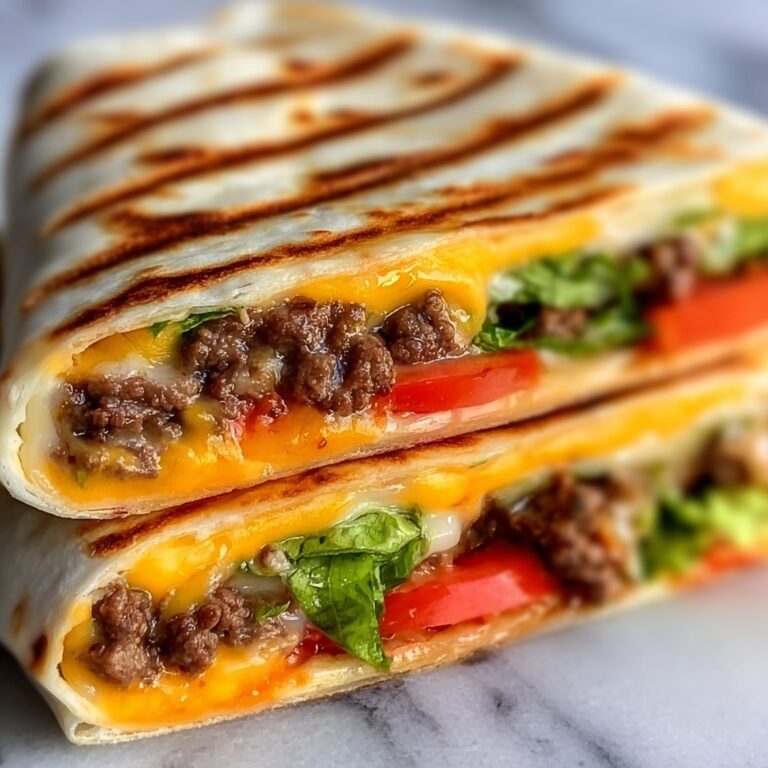Grilled Cheeseburger Wraps: A Fun Twist on a Classic Recipe