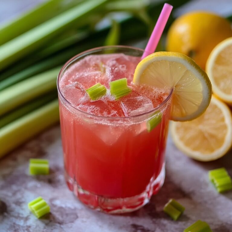 Refreshing Rhubarb Lemonade Recipe