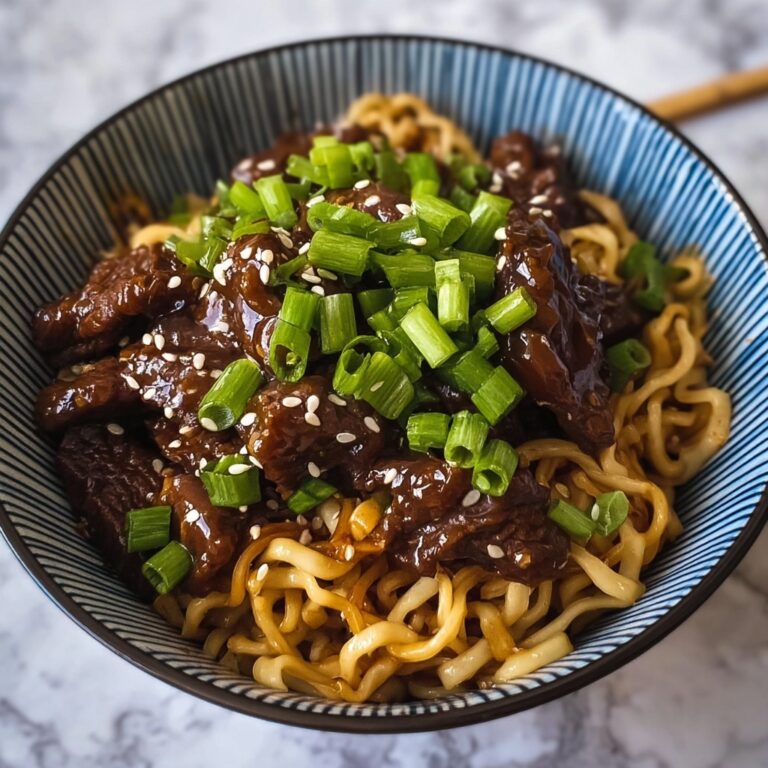 Mongolian Beef and Noodle Stir-Fry Recipe