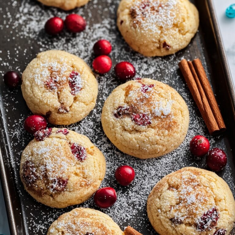 Cranberry Cream Cheese Snickerdoodles Recipe