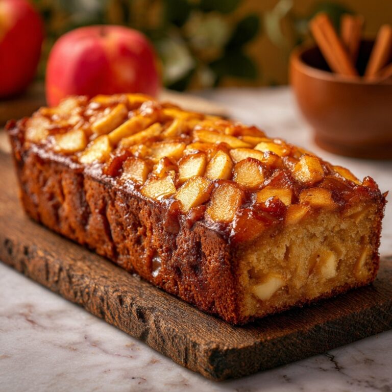 Cinnamon Apple Bread with Cinnamon Sugar Topping and Glaze Recipe