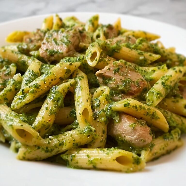 Penne with Chicken and Pesto Recipe