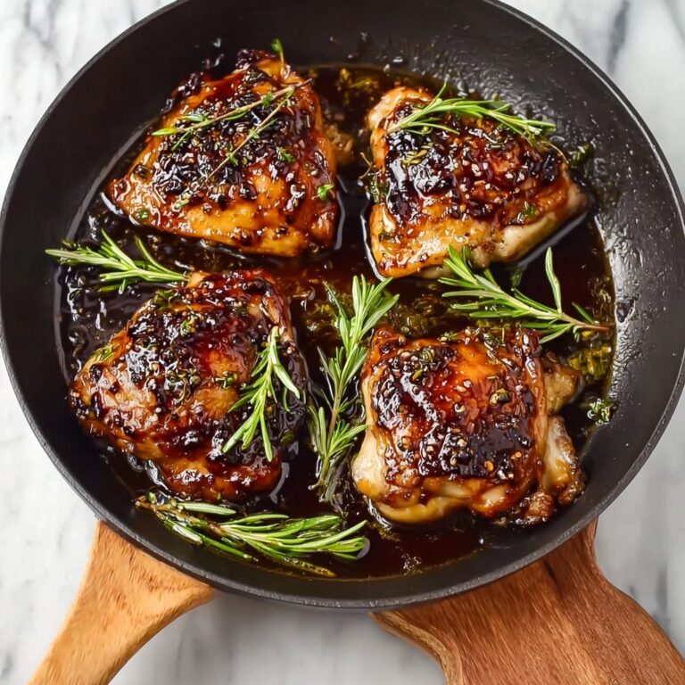 Fig Glazed Skillet Chicken Recipe