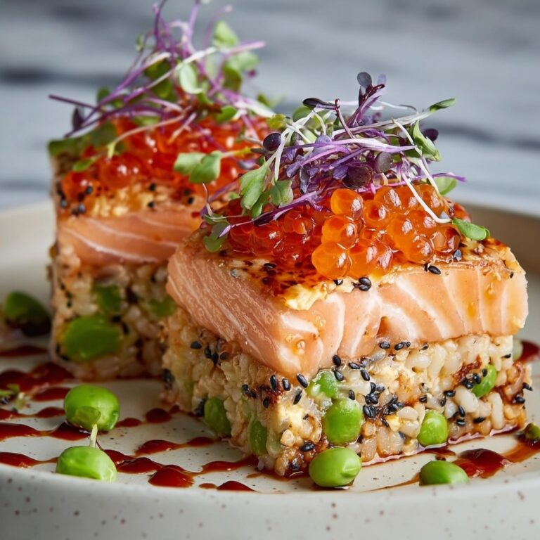 Crispy Rice with Spicy Salmon and Avocado Recipe