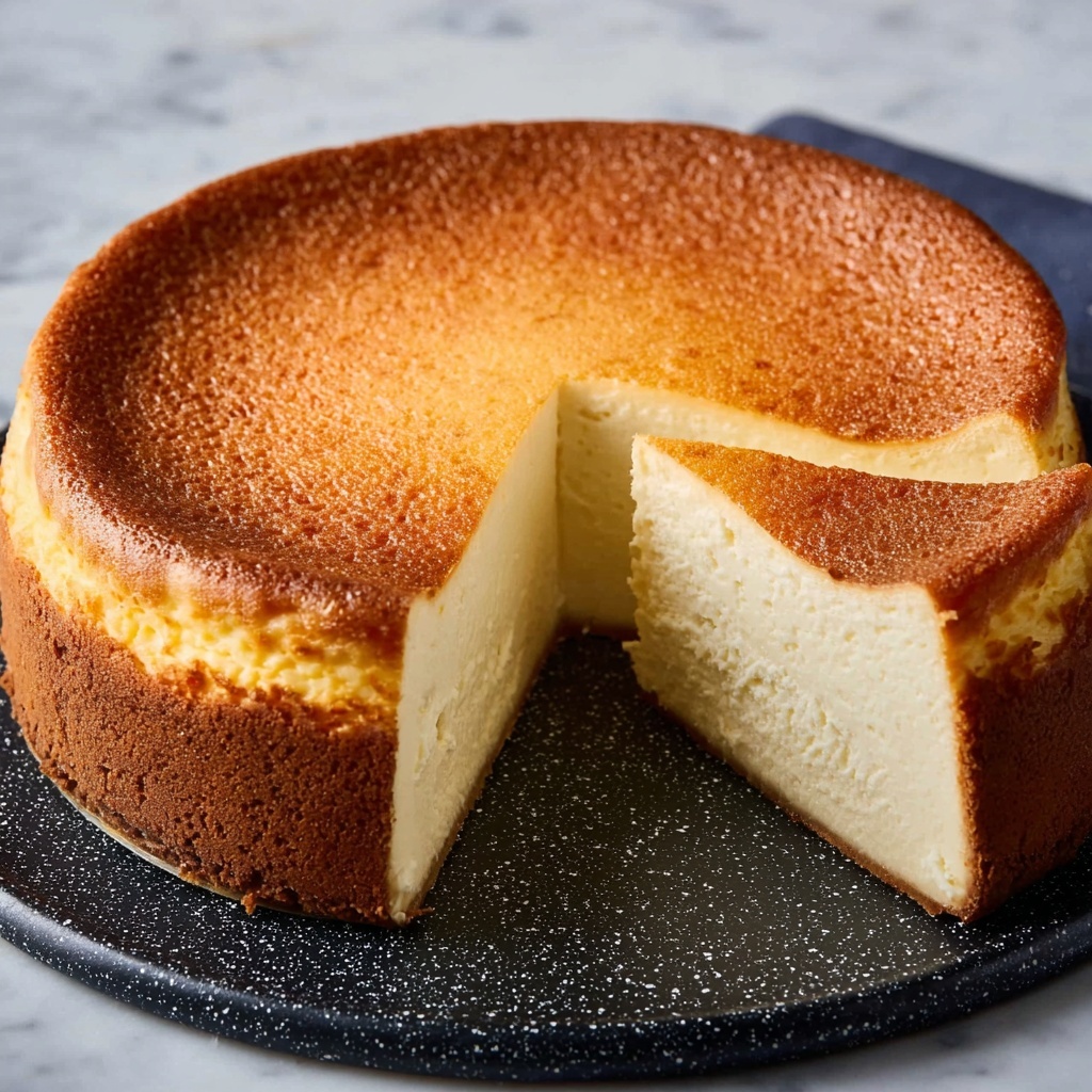 Japanese Cream Cheese Soufflé Cheesecake Recipe - Recipe Image