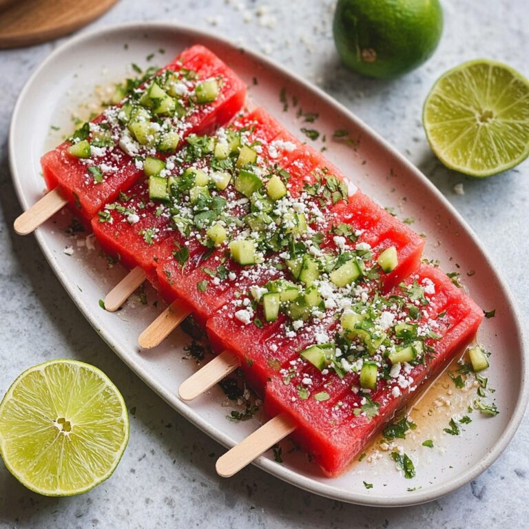 Watermelon Feta Tajín Skewers Recipe