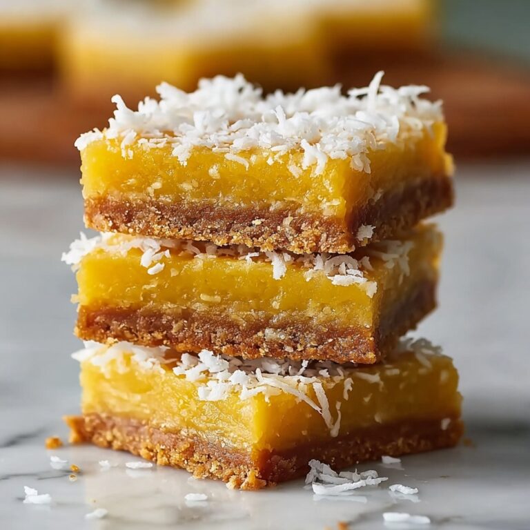 Buttery Coconut Bars That Melt in Your Mouth Recipe