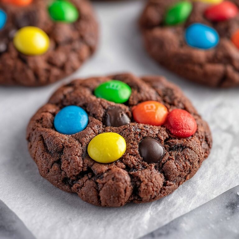 Chocolate Chocolate Chip M&M Cookies Recipe