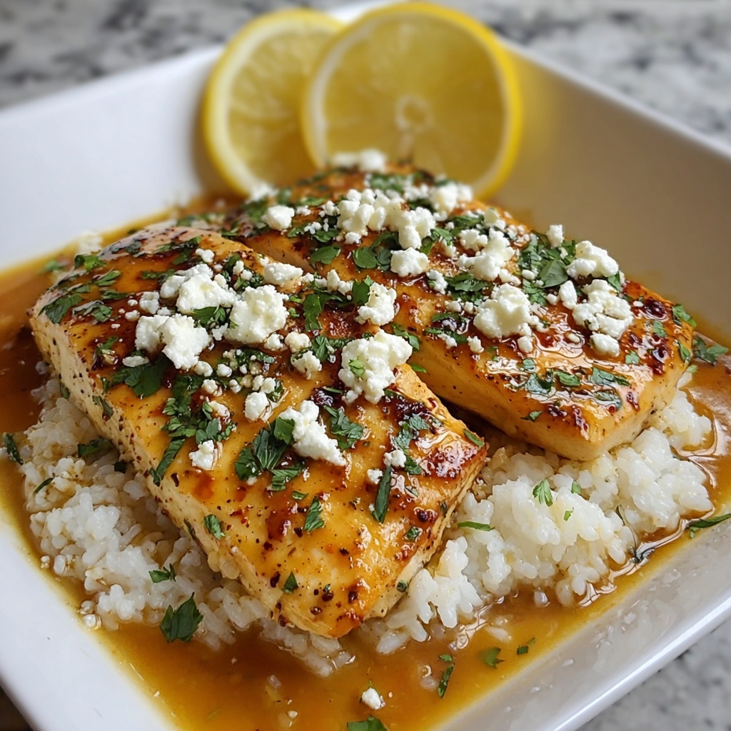 Hot Honey Feta Chicken Recipe - Recipe Image
