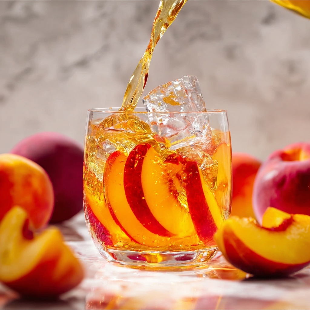 Irresistible Peach Sangria Recipe - Recipe Image