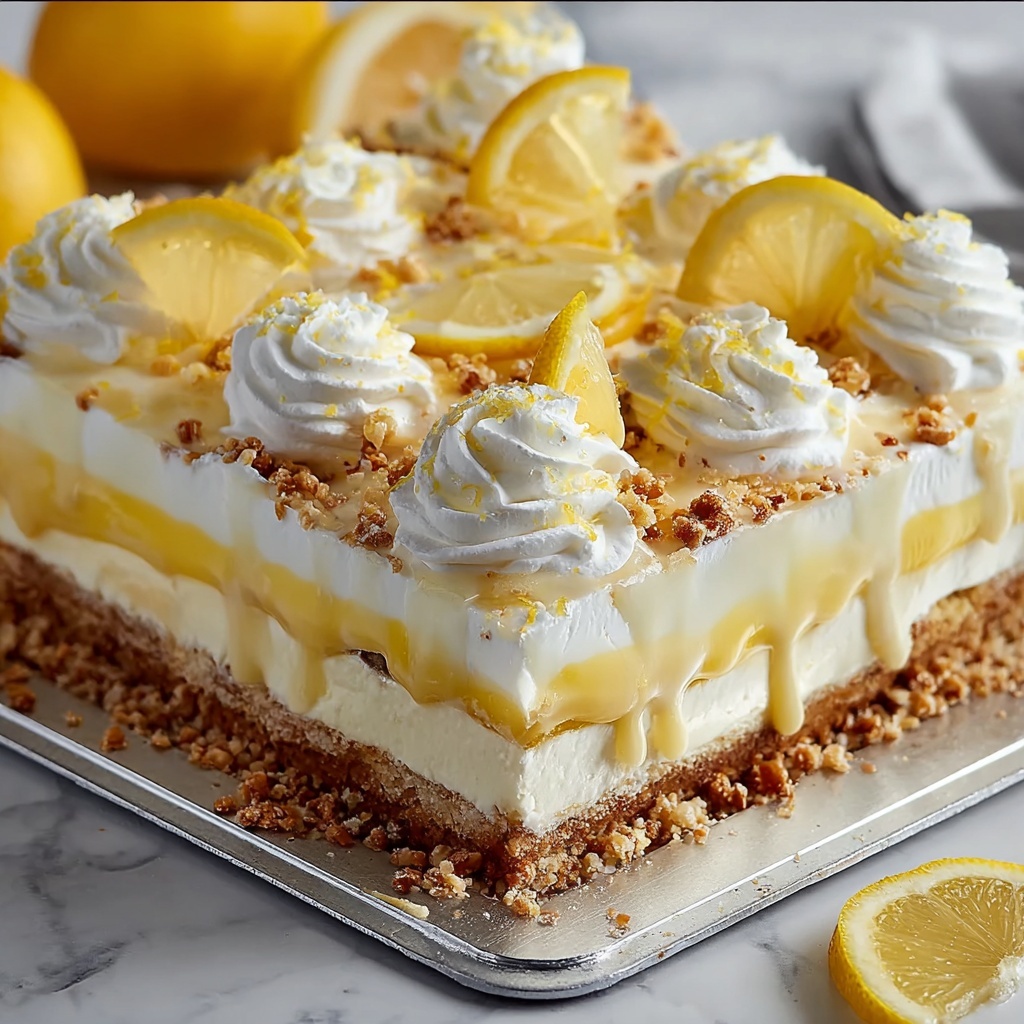 Lemon Pretzel Dessert Recipe - Recipe Image