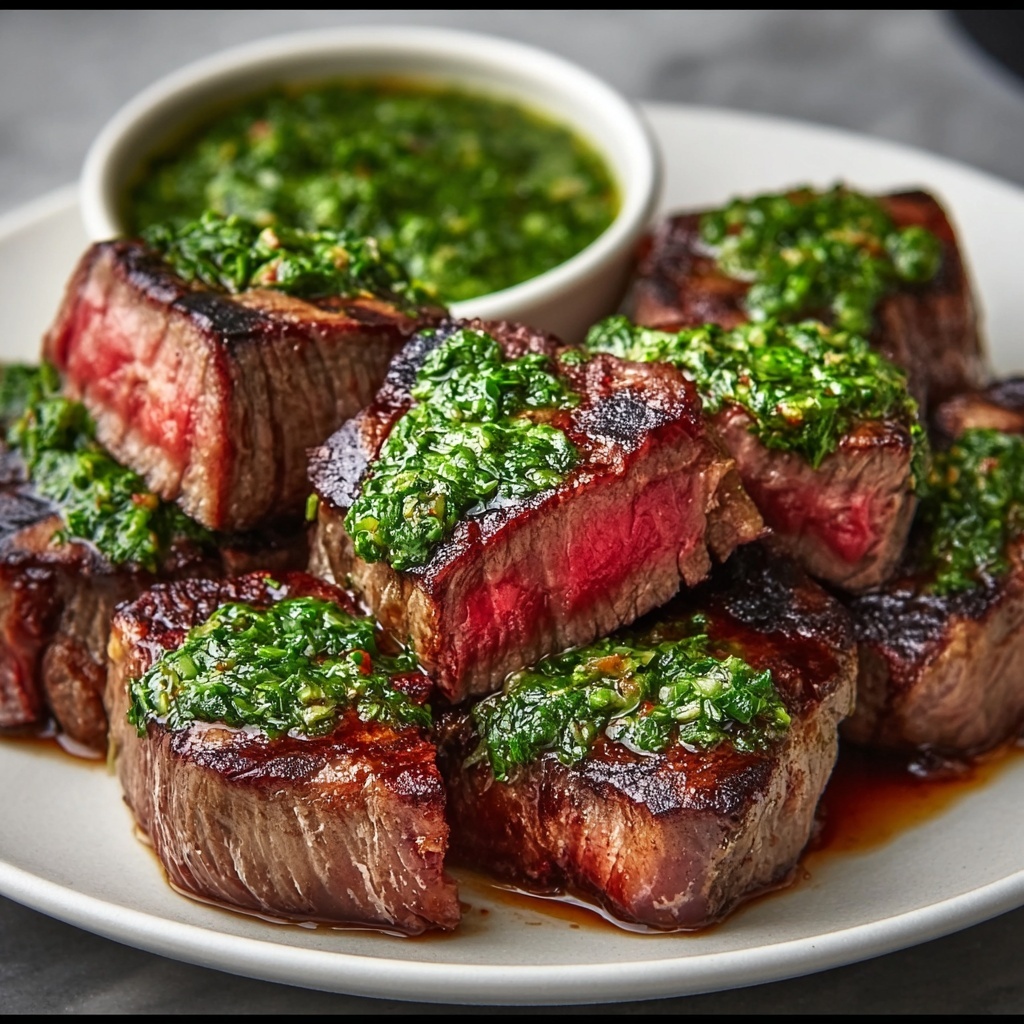 Grilled Steak with Chimichurri Sauce Recipe - Recipe Image