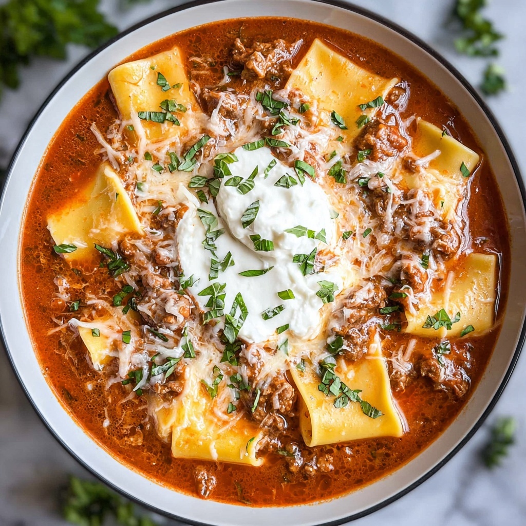Easy Lasagna Soup Recipe - Recipe Image