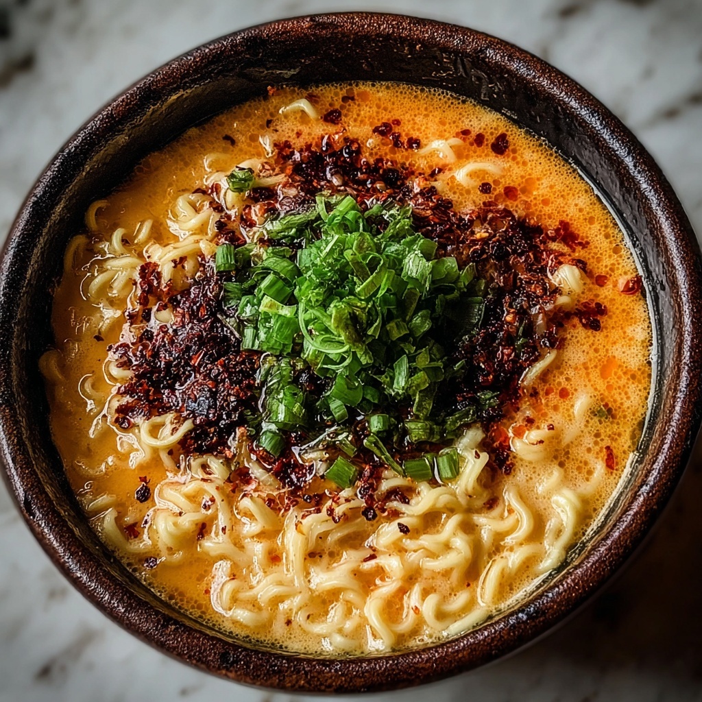 Cheesy Ramen Noodles: The Ultimate Comfort Food Recipe - Recipe Image