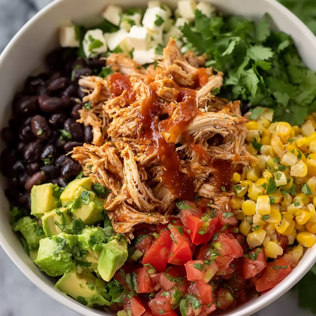 Slow Cooker Mexican Chicken Burrito Bowl Recipe - Recipe Image