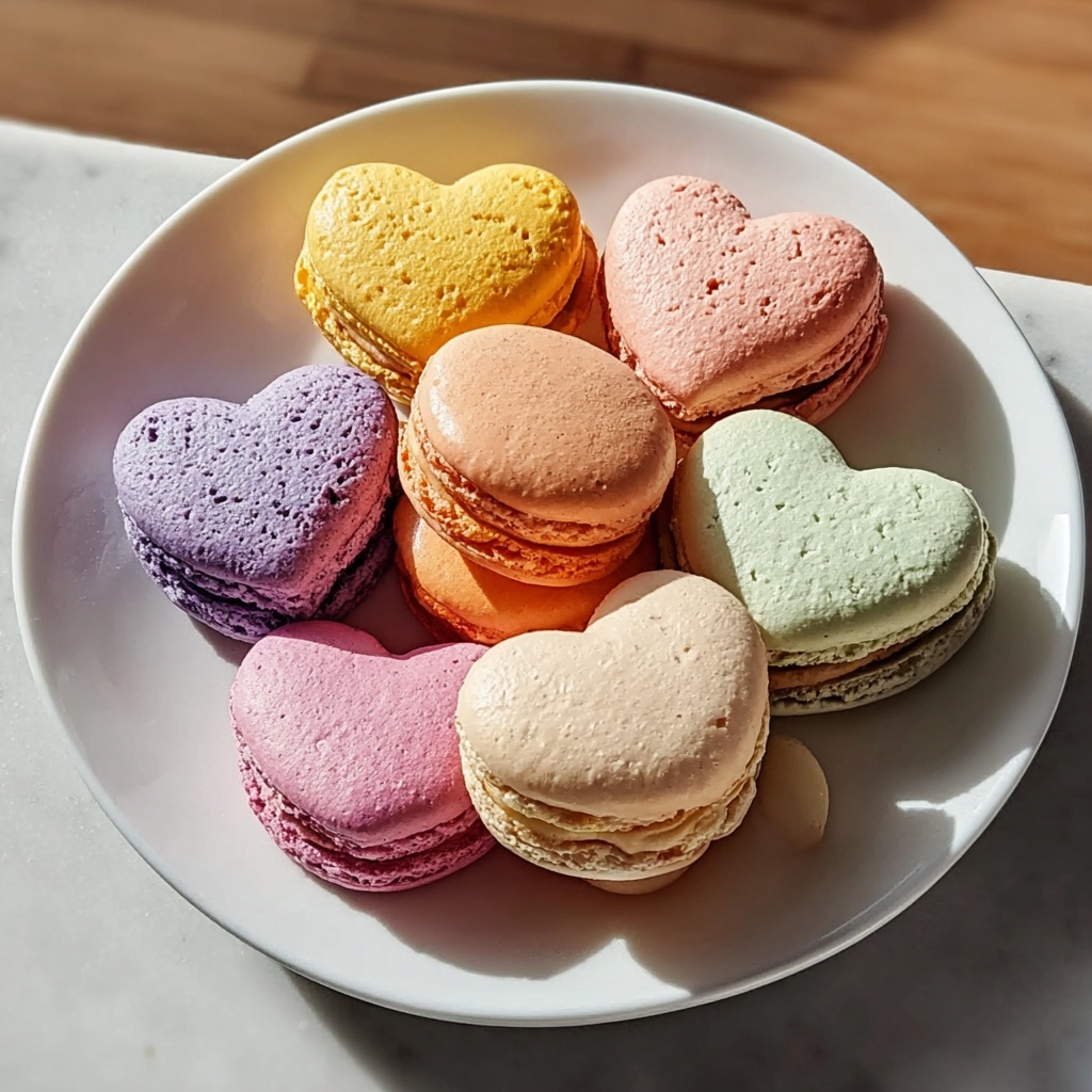 Heart-Shaped Macarons Recipe - Recipe Image