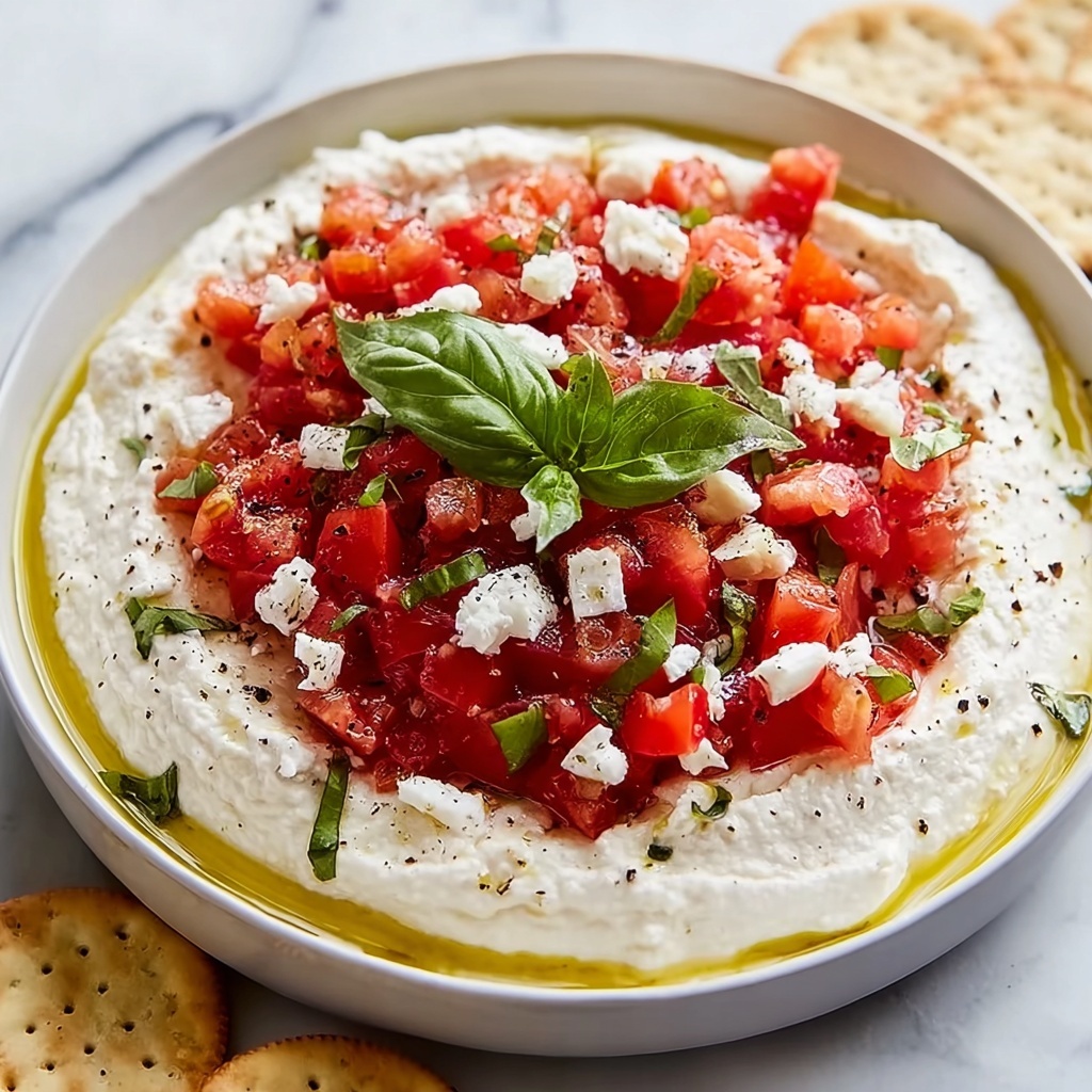 Creamy Feta Bruschetta Dip Recipe - Recipe Image