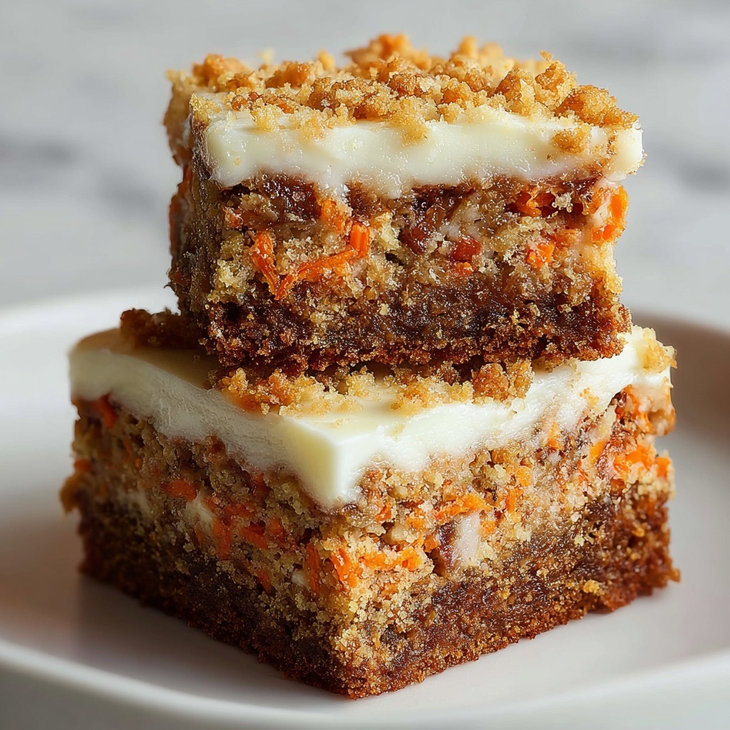 Carrot Cake Cream Cheese Bars Recipe - Recipe Image