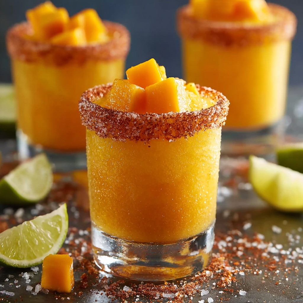 Chile Mango Mexican Candy Shots: A Bold and Fun Party Drink Recipe - Recipe Image