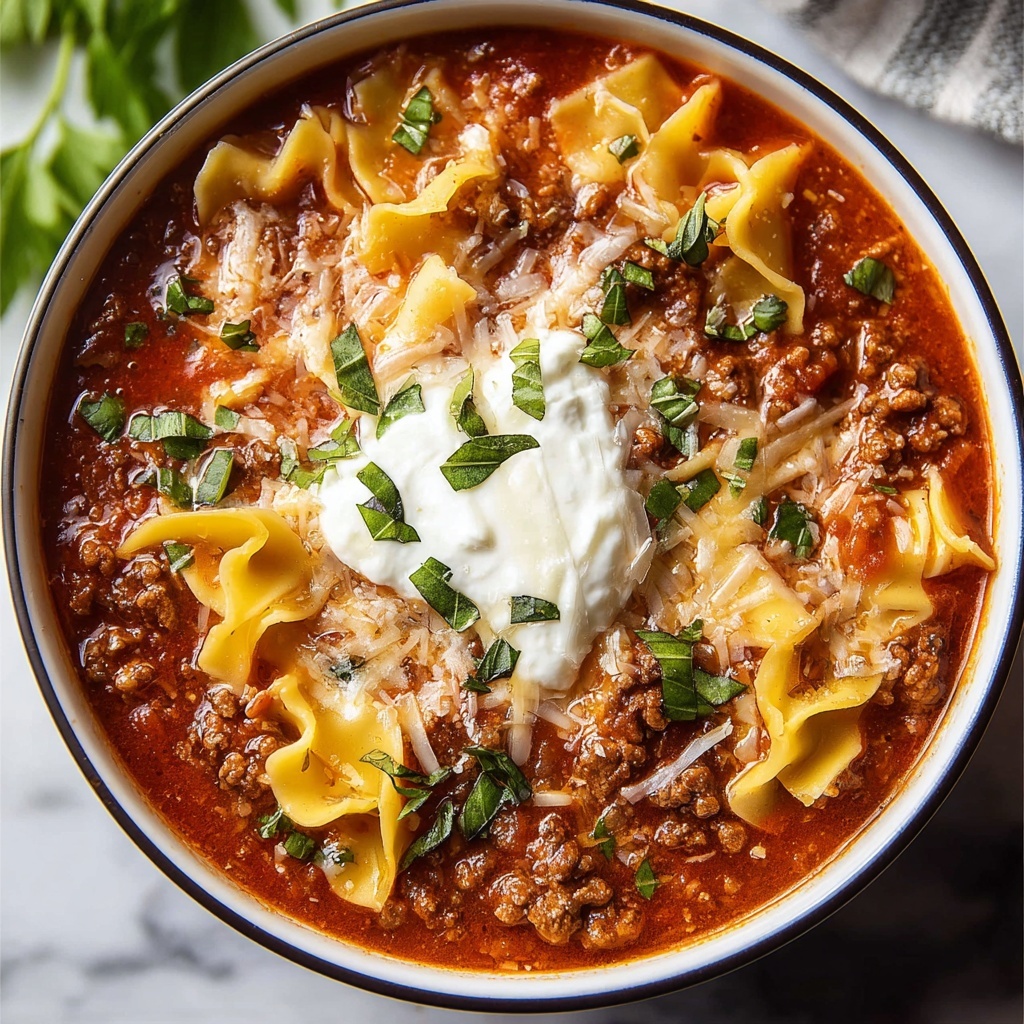 Easy Lasagna Soup Recipe - Recipe Image