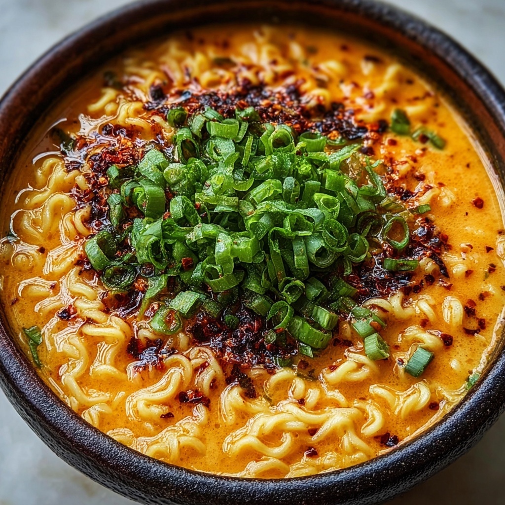 Cheesy Ramen Noodles: The Ultimate Comfort Food Recipe - Recipe Image