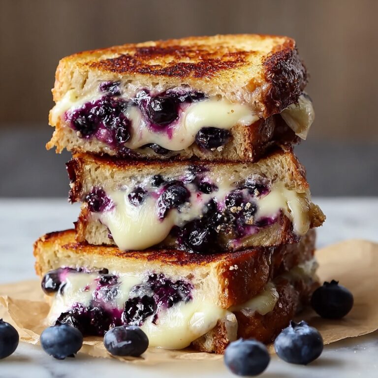 Crispy Blueberry Grilled Cheese Recipe